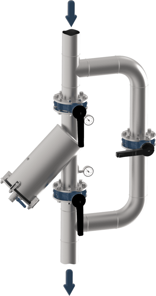 De strainers zijn leverbaar voor een flow van 1 tot 400 m3 per uur en met een micronage van 25 tot 2000 micron.