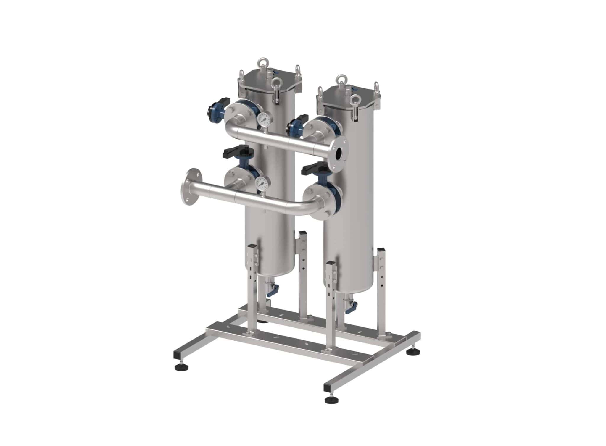 Duplex filter skid & filtration housings | JMF-Filters