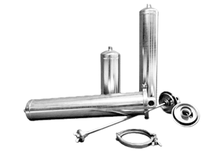 Kompakt enkelfilterhus för precisionsfiltrering